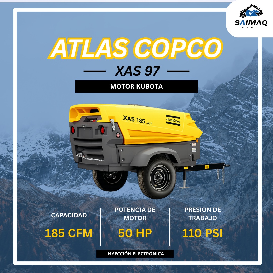 Compresor de Aire Atlas Copco XAS 97